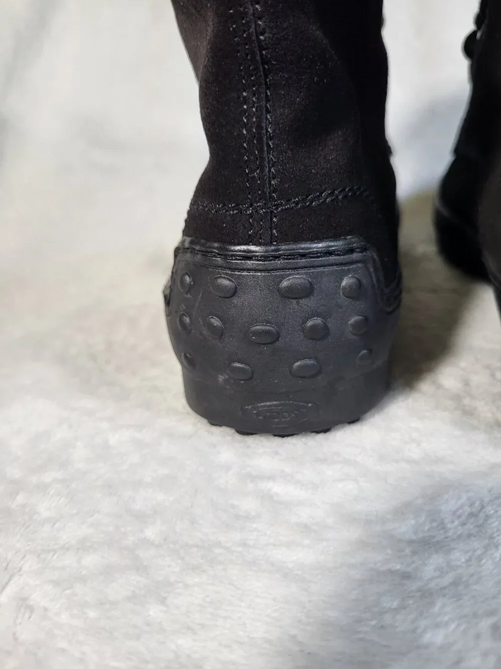 Tods Men's Black Winter Lace Up Ankle Boots Size 39 ( US Size 7 )